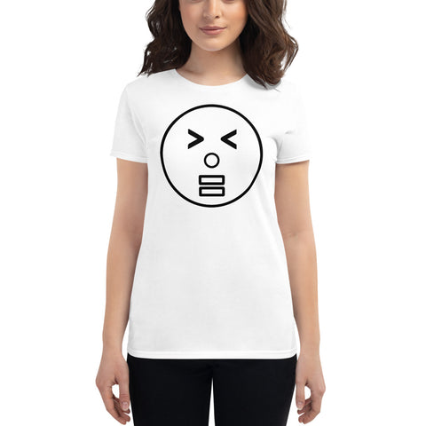 Playera (t-shirt) Mujer Cara enojada