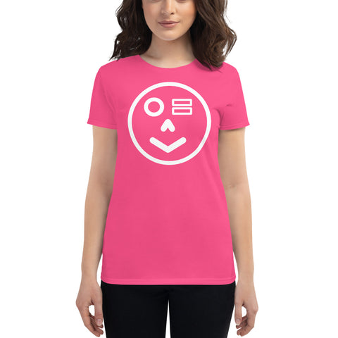 Playera (t-shirt) Mujer Cara feliz blanca